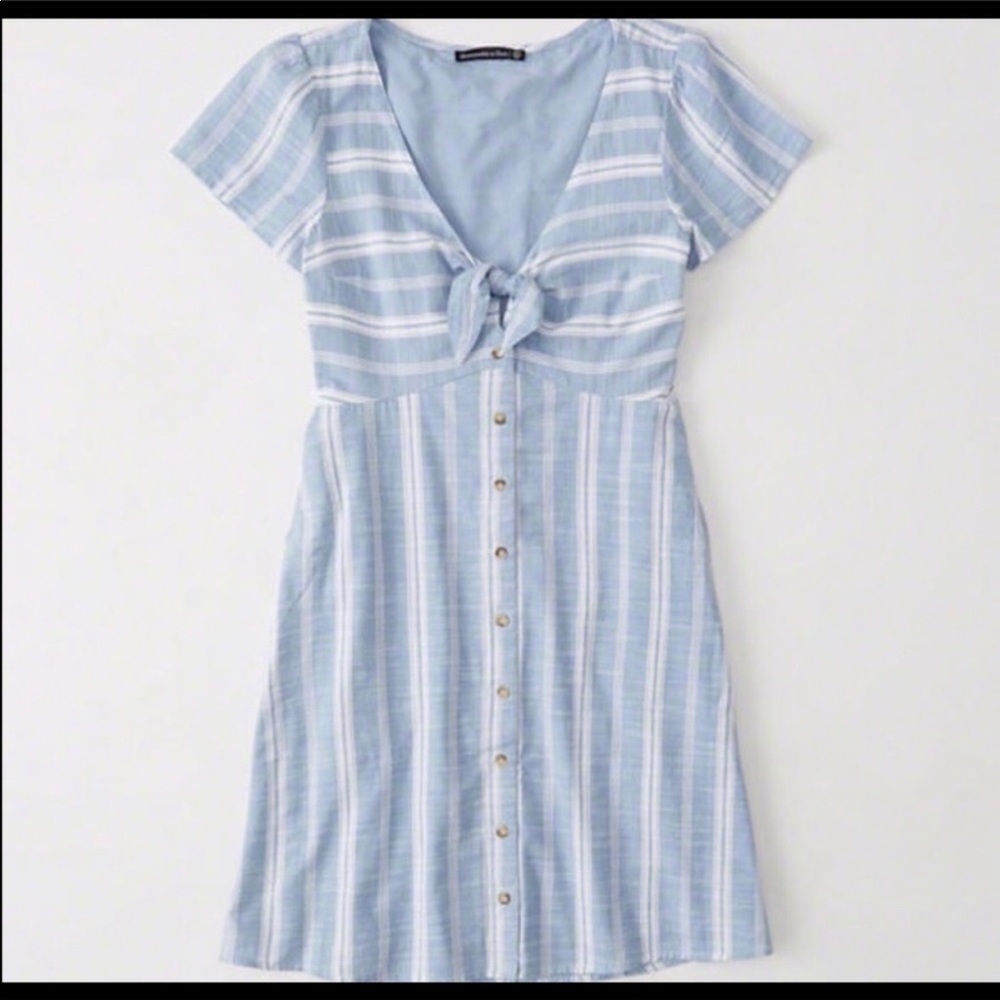 Abercrombie & Fitch Front Knot, Button Down Dress - image 5